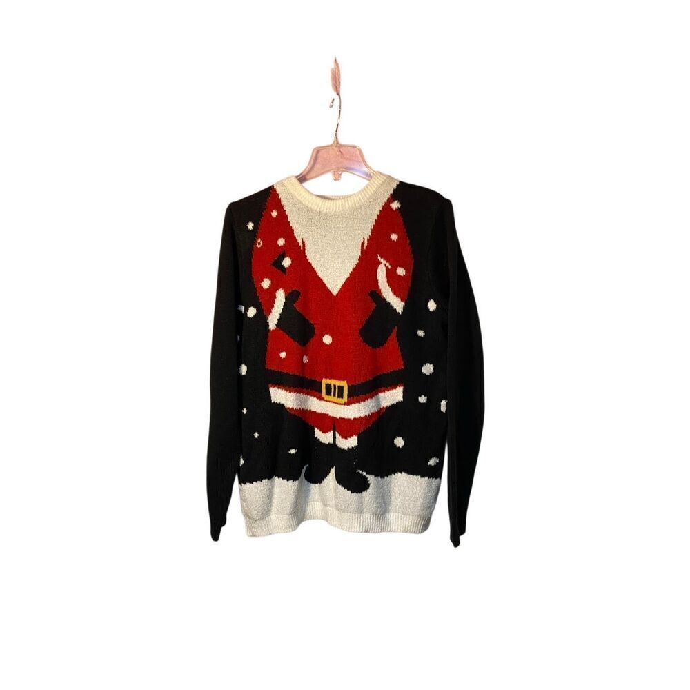 NWT, merry Christmas women’s two piece sweater and hat, holiday set size large